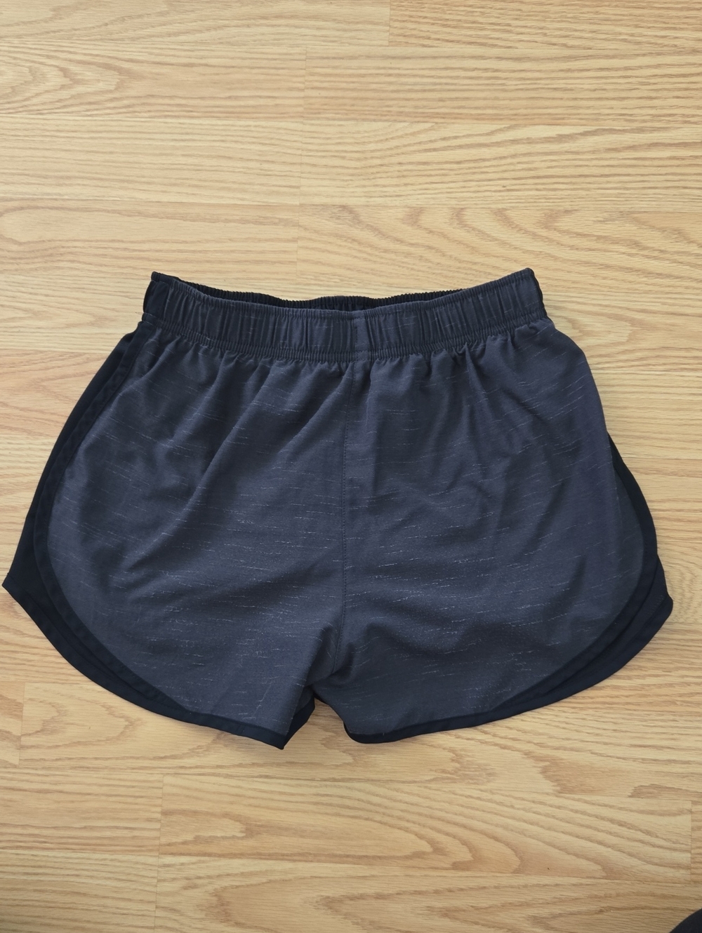 Nike Women's Black & Charcoal Athletic Shorts - Picture 5 of 7
